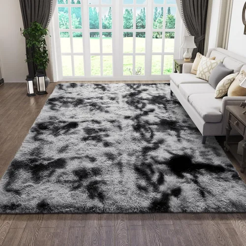 Vista 140 de Ophanie - Alfombras para sala de estar, antideslizante y suave, de felpa grandes y peludas para dormitorio, peludas para niños y niñas, decoración