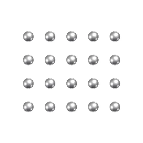 Vista 14 de uxcell 30 bolas de rodamiento de acero cromado de 0.079 in de precisión G5