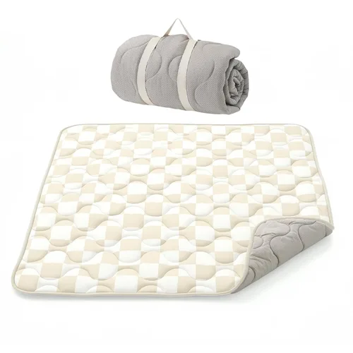Vista 11 de Momcozy Alfombra de Juego para Bebé para Piso, 50x50 Alfombra de Corralito Engrosada, Compañera de Juego para Tiempo Boca Abajo del Bebé