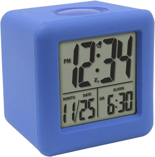 Vista 6 de Equity by La Crosse 70905 Reloj despertador con visualización LCD, azul, cuadrado