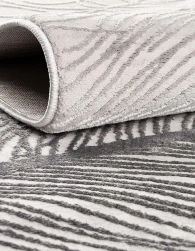 Vista 5 de Unique Loom Finsbury Collection - Alfombra de área (2 x 3 pies, rectangular, gris/marfil)