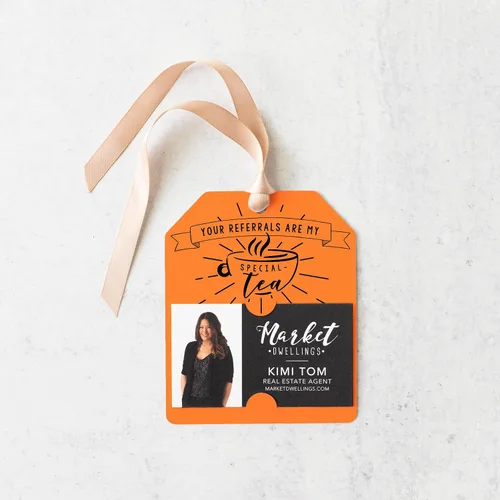 Vista 2 de Your Referrals Are My “Special - Tea" Pop By Gift Tag 6-GT001