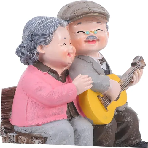 Vista 8 de Adornos de memoria de amor, decoración de casa de ancianos, artes y manualidades para adultos, abuelo, aniversario, despedida de soltera, figura