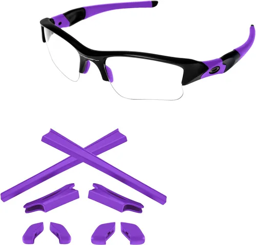Vista 17 de Kits de Goma de Repuesto Earsocks y Nosepieces para Oakley Flak Jacket Flak Jacket XLJ Sunglass, Negro