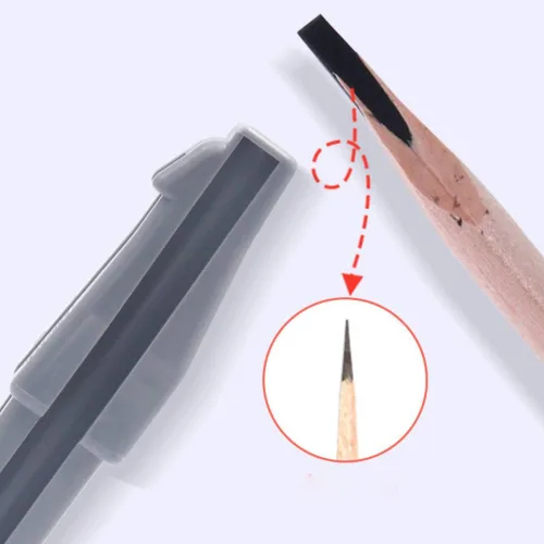 Vista 6 de Juego de lápices de cejas de madera impermeable con sacapuntas, delineador de cejas a prueba de manchas para mujeres