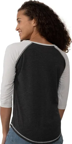 Vista 3 de Hershey's Semi Sweet Candy Vintage Womens Two Tone Raglan T-Shirt
