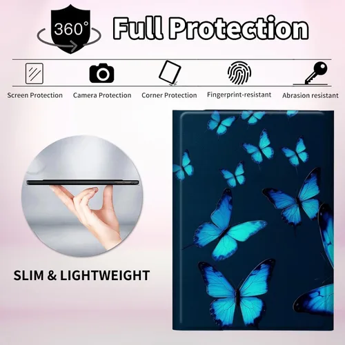 Vista 3 de Para Samsung Galaxy Tab S6 Lite Funda 2022/2020 Teclado Inalámbrico Desmontable Y Cubierta De Soporte De Cuero PU Funda Protectora Para Samsung