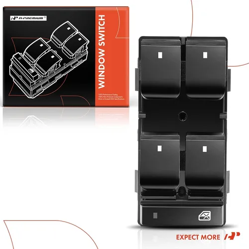 Vista 8 de A-Premium Interruptor de Ventana Eléctrico Principal del Lado del Conductor Compatible con Chevy Traverse 2009-2017, Silverado 1500 2007-2013, HHR