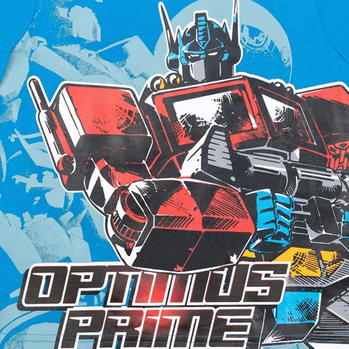 Vista 7 de Transformers Bumblebee Optimus Prime Boys 3 Pack de camiseta de manga corta