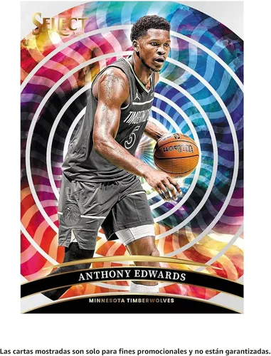 Vista 4 de Mega Box de baloncesto Panini Select NBA 2024-25 - Tarjetas oficiales de intercambio - Premios azules y rojos exclusivos de minoristas, tarjetas e
