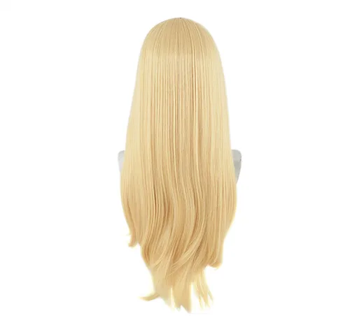 Vista 3 de C-ZOFEK Peluca de pelo para adultos, Philo (dorado)