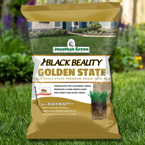Vista 3 de Jonathan Green Black Beauty Golden State California - Semilla de hierba de 7 libras