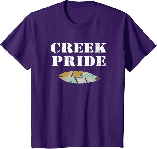 Vista 22 de Creek Native American Pride - Camiseta, Negro, S