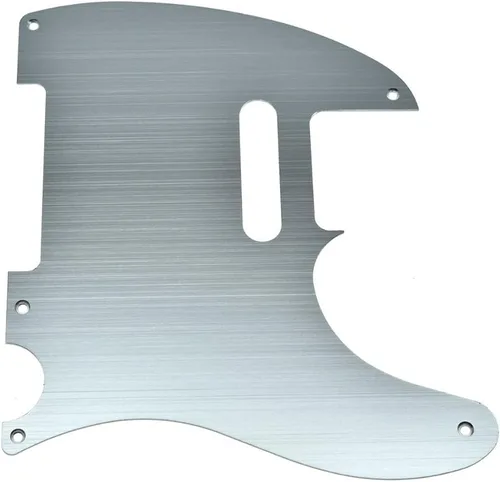 Vista 9 de KAISH Metal aluminio anodizado American Vintage 5 agujero Tele estilo Pickguard TL Pick Guard Scratch Plate para USA/México Telecaster Negro
