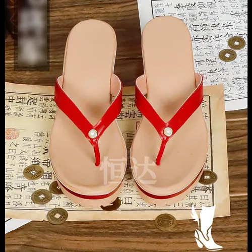 Vista 2 de Blossoming Starlight Klee - Zapatos de cosplay para Genshin Impact Halloween Carnival Cos Shoe