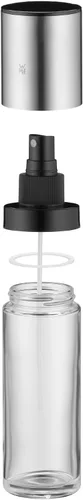 Vista 5 de WMF 650596030 Basic Essig- Olsprüher 4.1 fl oz Vinagre, botella de aceite con recipiente de vidrio, Cromargan acero inoxidable mate, apto