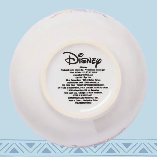 Vista 8 de Silver Buffalo Lilo and Stitch Yummy, cuenco de ramen con palillos Lilo y Stitch delicioso