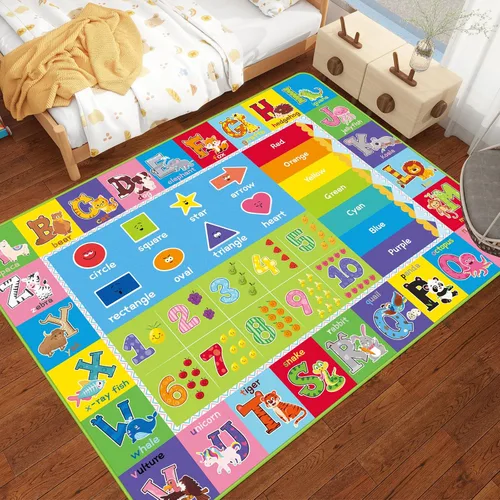 Vista 6 de Alfombra de Juego para Bebés, Alfombra para Niños Pequeños para el Piso, Alfombra de Juego para Niños, Bebés y Niños Pequeños, Colección Extra