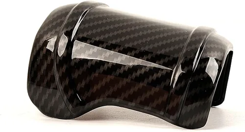 Vista 7 de GZXinWei Panel decorativo para pomo de palanca de cambios de fibra de carbono, accesorios decorativos para Ford F150 y Raptor 2021 2022 2023 2024
