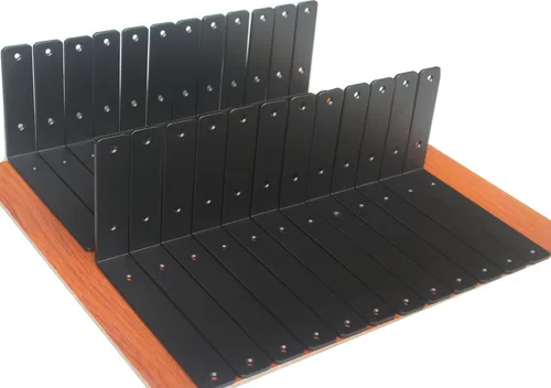 Vista 56 de Paquete de 2 soportes de estante en L de 6 pulgadas de largo x 6 pulgadas de alto x 1.5 pulgadas de ancho, 5 mm de grosor, soportes de estante
