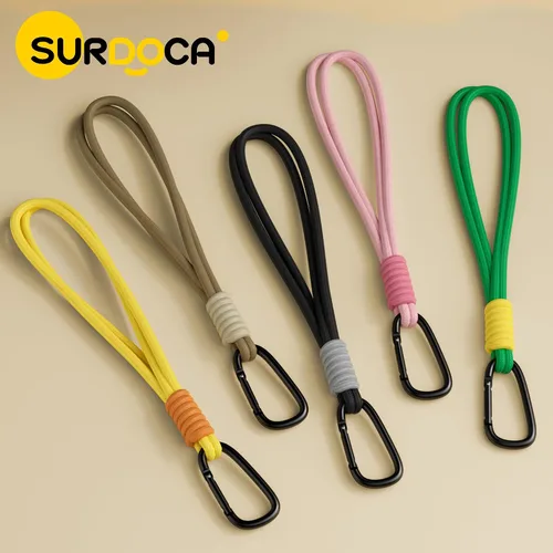 Vista 2 de SURDOCA Ganchos para cochecito de bebé, clips y ganchos para bolsa de pañales, gancho para bolsa de mamá para cochecito resistente, gancho universal