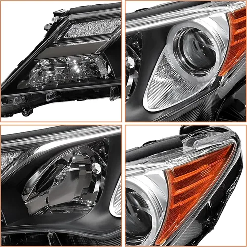 Vista 7 de Para Toyota Rav4 Rav-4 LH 2013 2014 2015 - Lámpara cromada para faros delanteros izquierdos