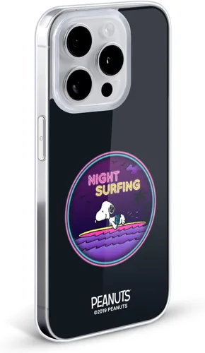 Vista 35 de Head Case Designs Peanuts Tropical Surf Snoopy Aloha Disco Gel Funda con licencia oficial [protección de grado militar] compatible con Apple iPhone
