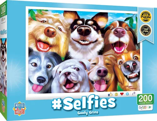 Vista 13 de Masterpieces Rompecabezas de 200 piezas para niños, #Selfies Barnyard Besties, 14 x 19 pulgadas