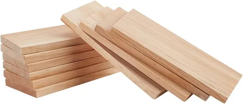 Vista 26 de NBEADS 100 piezas de 40 mm de piezas de madera sin terminar en forma de anillo, adornos circulares blancos antiguos anillos de unión de madera