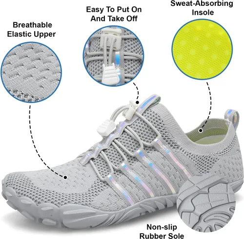 Vista 3 de XIHALOOK - Zapatos deportivos de senderismo para mujer y hombre, de secado rápido, para playa, caminar, kayak, surf, entrenamiento