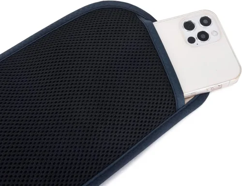 Vista 95 de DAITET Cinturón de dinero, soporte para pasaporte, cartera de viaje oculta segura con bloqueo RFID, riñonera encubierta (negro), Negro, Rfid