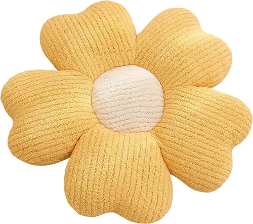 Vista 7 de Almohada en forma de flores Almohada con flores en La silla Cojines decorativos para el hogar cojines de flor de cerezo (45 * 45, rosa)
