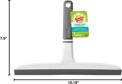 Vista 10 de Scotch-Brite Escobilla de doble cuchilla, 4 unidades Seguro en espejos, puertas de ducha de vidrio, ventanas