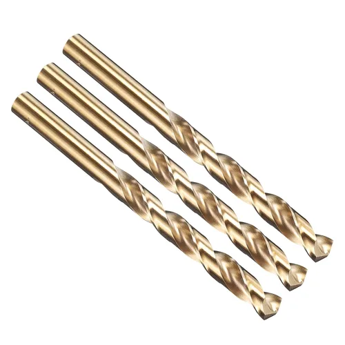 Vista 227 de PATIKIL Broca Jobber de 0.039 in, vástago recto M35 cobalto 5% acero de alta velocidad 135° acabado dorado para metal duro de acero inoxidable - 2