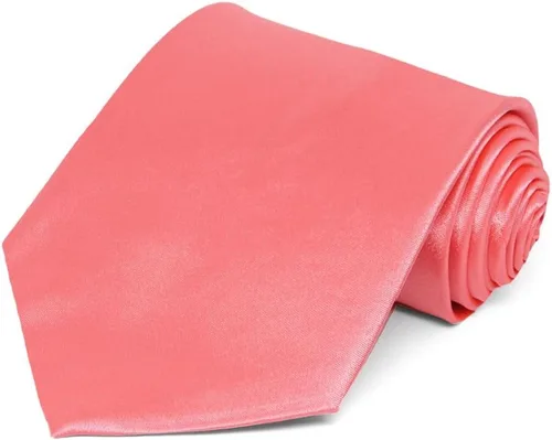 Vista 517 de tiemart Corbata de color sólido para hombre Longitud estándar