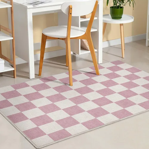 Vista 26 de Well Woven Apollo Flatwoven Modern Squares Alfombra multicolor de 3 pies 3 pulgadas x 5 pies para niños
