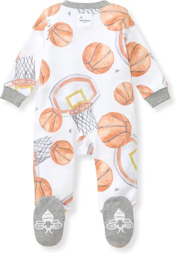 Vista 155 de Burt's Bees Baby - Pijama de una pieza para bebé, mameluco para dormir y jugar, algodón 100% orgánico, cremallera frontal