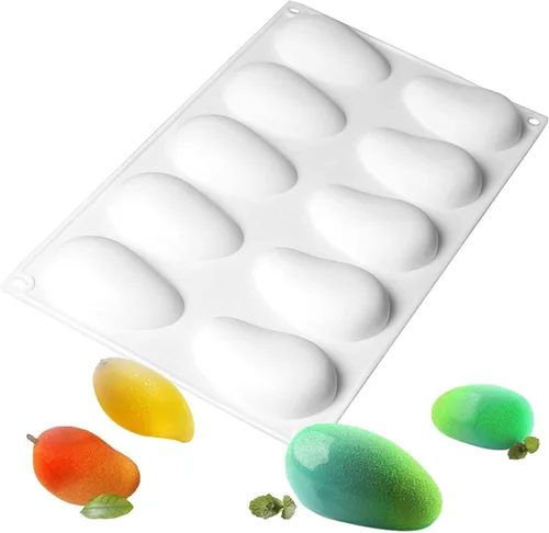 Vista 17 de OCPO KITCHEN Moldes de silicona con forma de corazón 3D para hornear pasteles de mousse, molde de silicona 3D para dulces, pastelería, chocolate