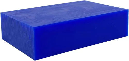 Vista 2 de Bloque de cera para tallar cera perdida, herramienta de moldeo de joyería, molde para esculpir 1 libra (bloque de cera azul)