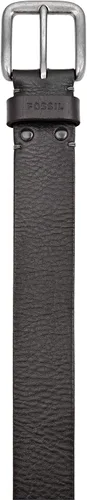 Vista 2 de Fossil Cinturón de cuero negro para hombre