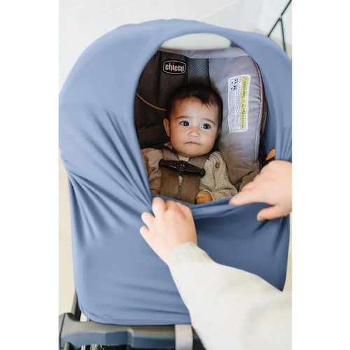 Vista 3 de Konssy Fundas para Asientos de Coche para Bebé - Toldo Multiusos para Asientos de Coche para Bebés, Funda Elástica para Asiento de Coche