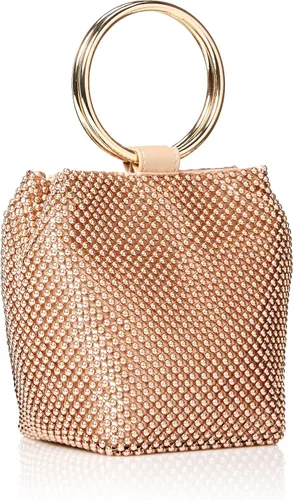 Vista 2 de Jessica McClintock Womens Gwen bola malla Anillo Wristlet Pouch Embrague