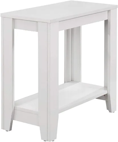 Vista 7 de Monarch Specialties mesa de lámpara lateral decorativa, 24 x 12 x 22 pulgadas, gris