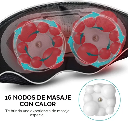 Vista 2 de Regalos de Navidad VIKTOR JURGEN para mujeres y hombres, masajeador Shiatsu de cuello y hombro con calor, masajeadores de recuperación deportiva