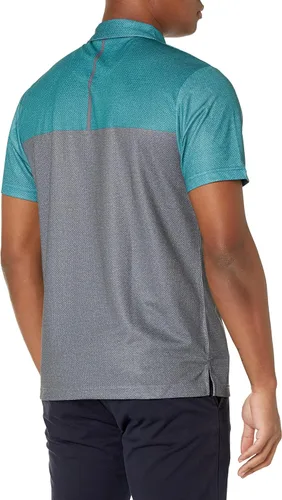 Vista 2 de PGA TOUR Camisa polo de manga corta Airflux Birdseye Block para hombre