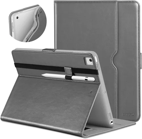 Vista 16 de DTTO para iPad de 9.7 pulgadas 5ª/6ª generación 2018/2017, funda con soporte para Apple Pencil, funda de cuero premium tipo folio con soporte