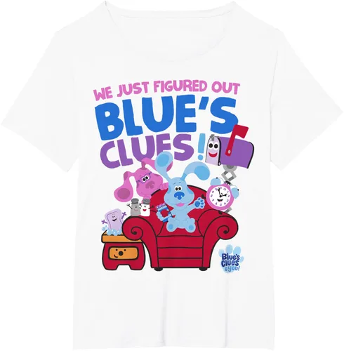 Vista 71 de Blue's Clues & You Group Shot Just Figured Out Blue's Clues Camiseta Negro