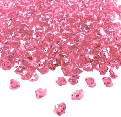 Vista 9 de Super Z Outlet Paquete de 120 gemas del tesoro de cristales acrílicos de roca de hielo para dispersar mesa, rellenos de jarrones para el hogar