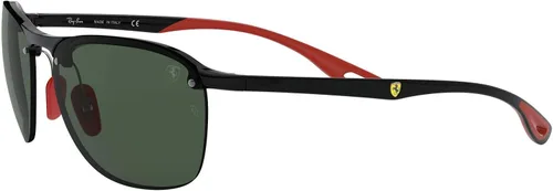 Vista 3 de Ray-Ban RB4302m Scuderia Ferrari Collection - Gafas de sol cuadradas para hombre