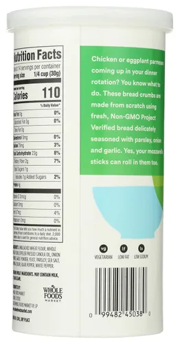 Vista 2 de 365 by Whole Foods Market, Pan rallado de estilo italiano, 15 onzas